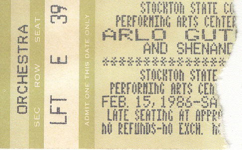 ticket stub